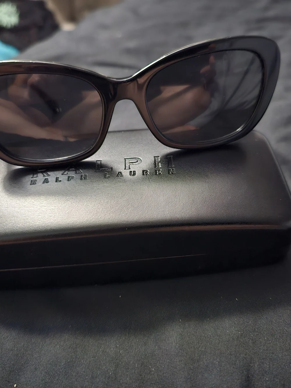 Ralph Lauren Women's Black Sunglasses - Classic Cat Eye